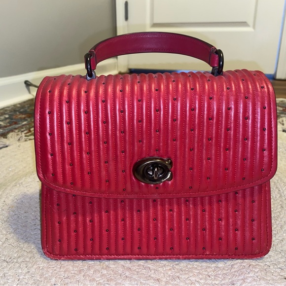 Coach Handbags - Coach red crossbody